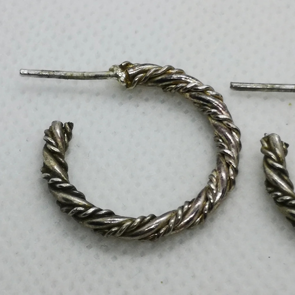 Sterling  hoops